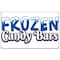 Signmission Frozen Candy Bars Banner Concession Stand Food Truck Single Sided B-120 Frozen Candy Bars19 - alternate 1